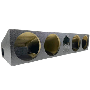 Jeep Gladiator 19-25 Subwoofer Box Quad 8 Front Fire Ported Under Rear Seat Moon Car Stereo