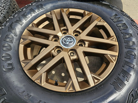 18" Toyota Tundra TRD OEM wheels rims 75281 Sequoia LX600 2024 2025 2026 NEW Texas Truck Tire