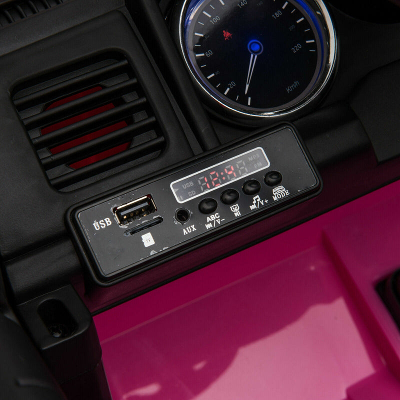 2-Seater Pink SUV Truck Ride On Car with Parental Remote Control - 12V Battery Powered