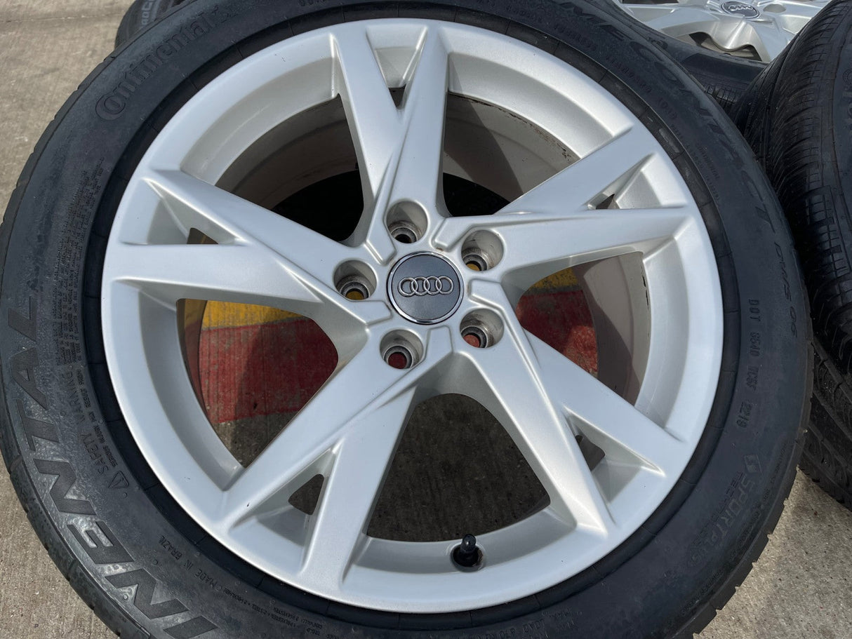 17" Audi A4 OEM 5829 wheels rims A3 A5 A6 tires 2020 2021 2022 2023 2024 2025 Texas Truck Tire
