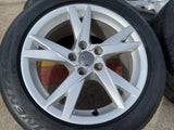 17" Audi A4 OEM 5829 wheels rims A3 A5 A6 tires 2020 2021 2022 2023 2024 2025 Texas Truck Tire