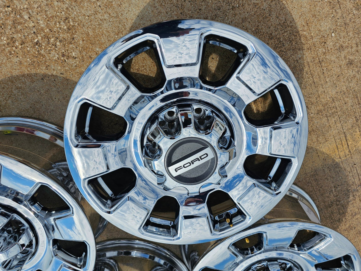 20" Ford F-250 F-350 OEM Lariat 10295 25085 10552 wheels rims 2024 2025 2026 Texas Truck Tire