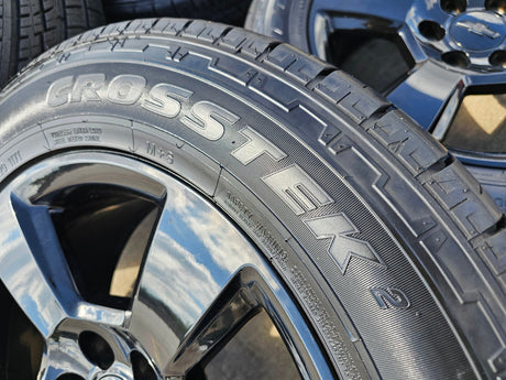 20" Chevy Silverado 1500 Tahoe Suburban OEM wheels rims 5652 5754 tires GMC Texas Truck Tire
