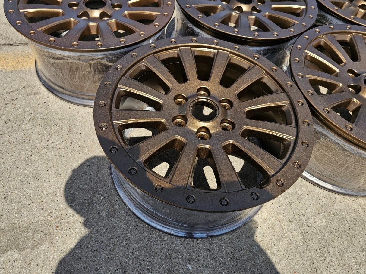 (4) 18" INEOS Grenadier OEM wheels rims Beadlock 2023 2024 2025 2026 NEW Texas Truck Tire