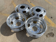 17" Ford F-350 Dually OEM 10477 10478 rims wheels 2023 2024 2025 2026 POLISHED Texas Truck Tire