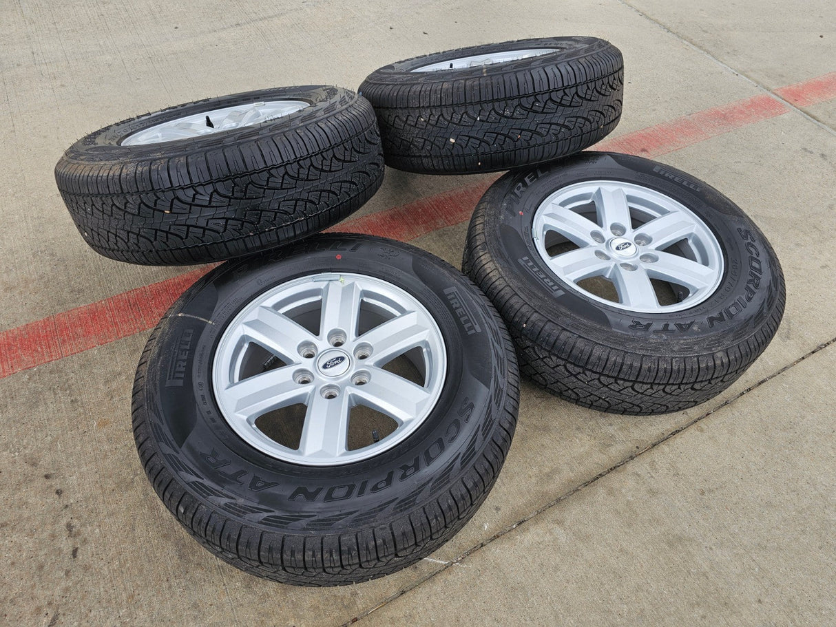 17" Ford F-150 Expedition OEM rims wheels 10339 tires 2024 2025 PIRELLI A/T NEW Texas Truck Tire