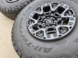 (5) 17" Ford F-150 Raptor R OEM BEADLOCK rims wheels 2024 2025 2026 BFG NEW Texas Truck Tire