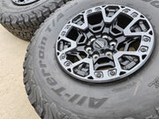 (5) 17" Ford F-150 Raptor R OEM BEADLOCK rims wheels 2024 2025 2026 BFG NEW Texas Truck Tire