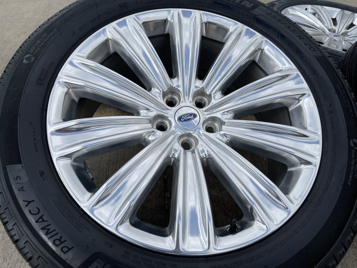 20" Ford Explorer Limited OEM rims wheels 10269 Lincoln Aviator MICHELIN Texas Truck Tire