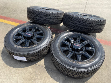 20" GMC Sierra AT4X 2500 3500 OEM 14137 5963 wheels rims Silverado NEW MICHELIN Texas Truck Tire