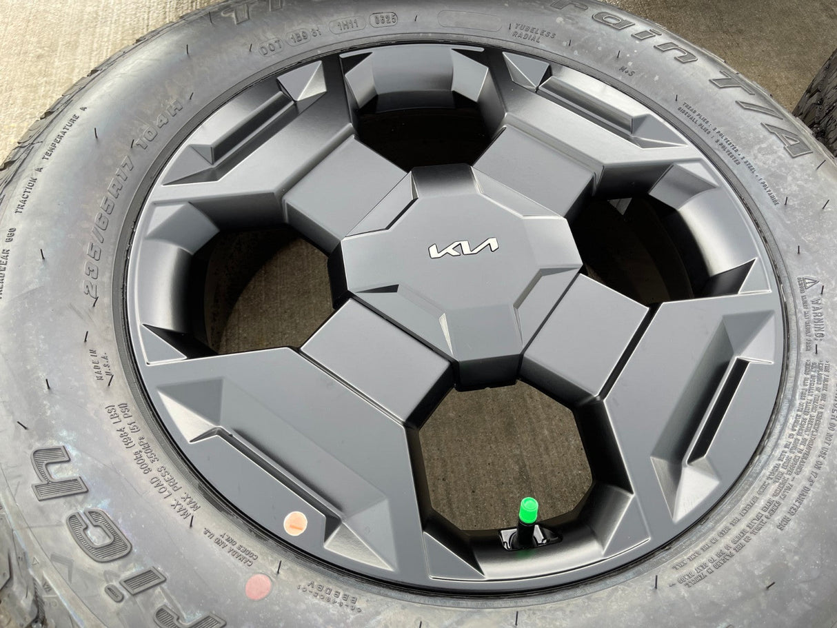 17" Kia Sorento X-PRO OEM wheels rims tires Telluride Sedona 2025 2026 NEW BFG Texas Truck Tire
