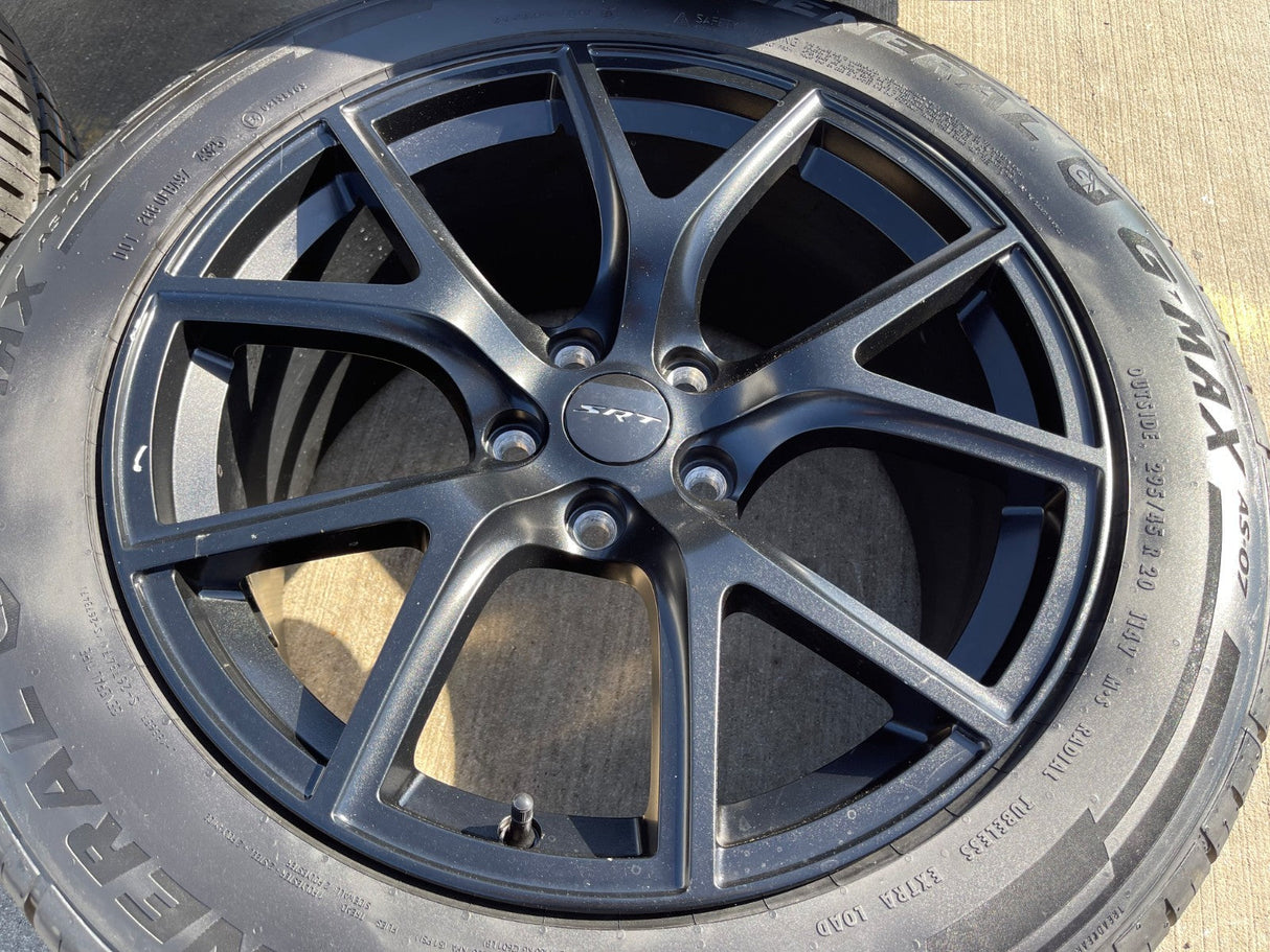 20" Jeep Grand Cherokee SRT Trackhawk OEM 9173 wheels rims tires GENERAL NEW Texas Truck Tire