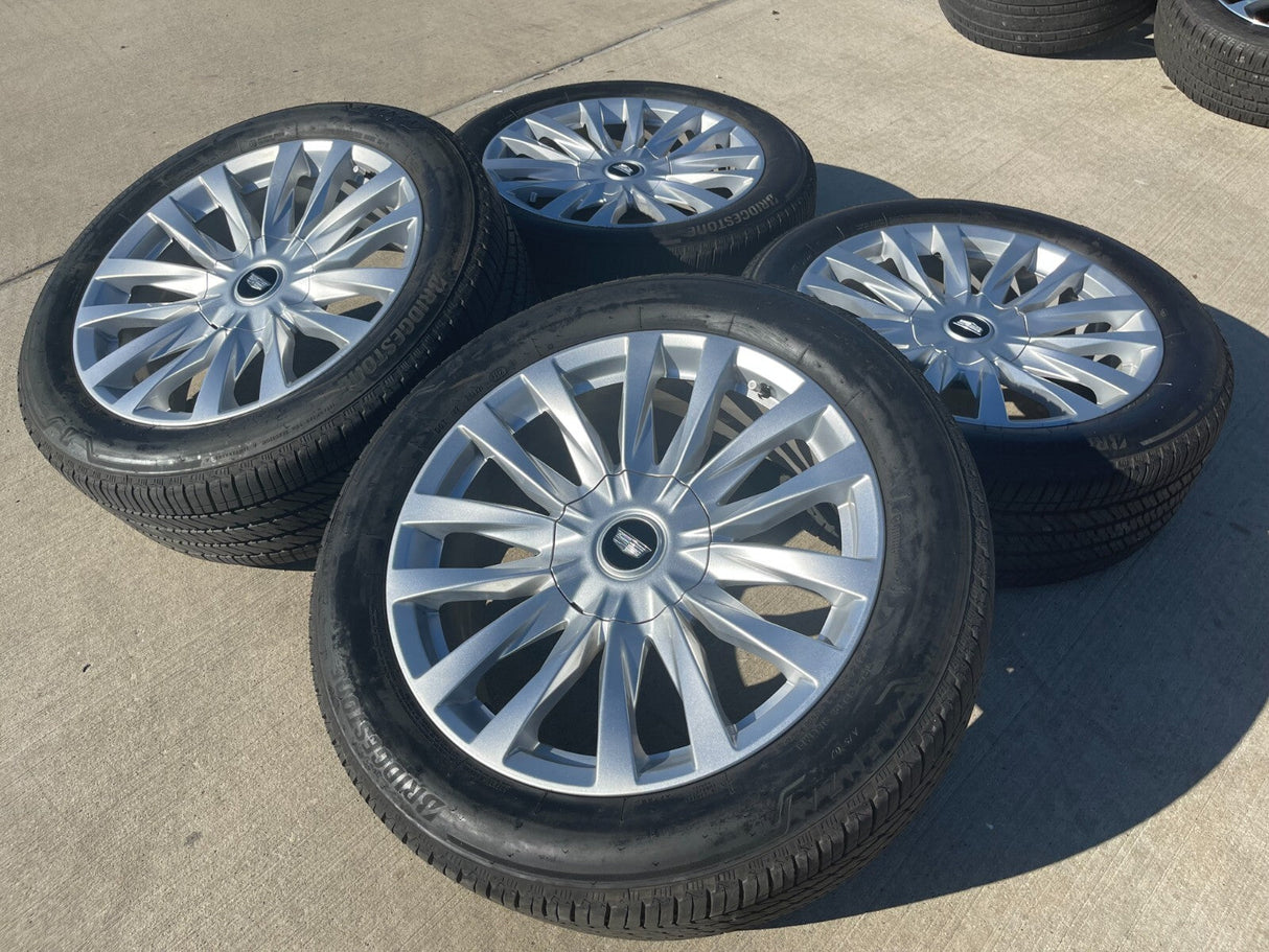 22" Cadillac Escalade Platinum OEM wheels rims 95026 tires Texas Truck Tire