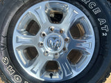18" Ram 2500 3500 Laramie Power Wagon OEM wheels rims 2692 FIRESTONE A/T2 Texas Truck Tire