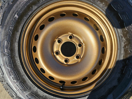 17" INEOS Grenadier OEM steel wheels rims BRONZE 2024 2025 2026 2027 NEW Texas Truck Tire