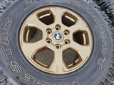 17" Ford Bronco 10384 OEM wheels rims BRONZE tires Ranger 35" M/T Texas Truck Tire