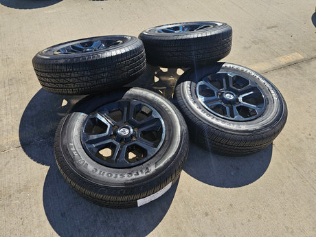 17" 4Runner Toyota Tacoma OEM wheels rims 75153 FJ FIRESTONE HLT Texas Truck Tire