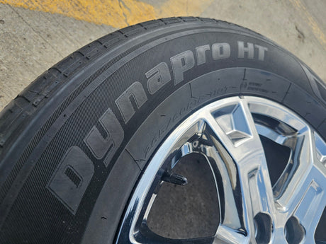 18" Ford F-150 Expedition OEM chrome rim wheel tire 10343 spare 2024 2025 2026 Texas Truck Tire
