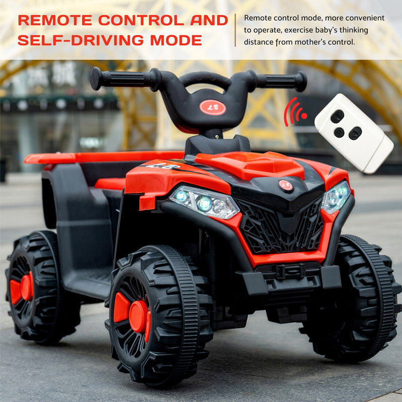 6V Electric ATV Quad Kids Ride-on Car Battery Powered 4-Wheel Motorcycle