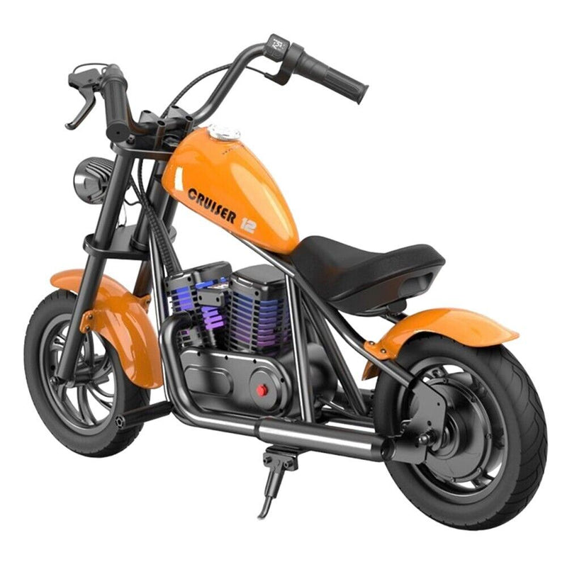 24V Children's Boys Ride On Motorbike Chopper Bicycle 160W Engine 10MPH Velocity, Distance Tracker, Mist