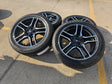 18" Ford Mustang GT OEM BLACK wheels rims 10157 tires 2022 2023 2024 2025 2026 Texas Truck Tire