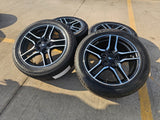18" Ford Mustang GT OEM BLACK wheels rims 10157 tires 2022 2023 2024 2025 2026 Texas Truck Tire