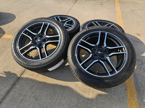 18" Ford Mustang GT OEM BLACK wheels rims 10157 tires 2022 2023 2024 2025 2026 Texas Truck Tire