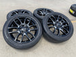 18x8 18" Lorenzo WL036 wheels rims tires 5x4.5 5x114.3 Camry Accord Mustang Texas Truck Tire