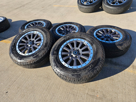 (5) 18" INEOS Grenadier OEM wheels rims tires beadlock 2023 2024 2025 2026 NEW Texas Truck Tire