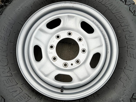 17" Ford F-250 F-350 OEM 3828 wheels rims tires A/T 33" Texas Truck Tire