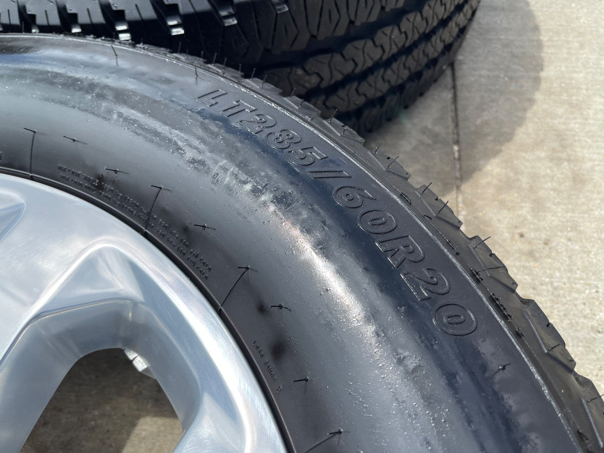 20" Dodge Ram 2500 3500 LARAMIE OEM 2700 wheels rims tires 2023 2024 2025 2026 Texas Truck Tire