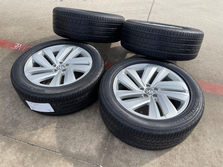 20" VW Atlas OEM wheels rims tires 70076 Audi Q7 Q8 2020 2021 2022 2023 2024 Texas Truck Tire