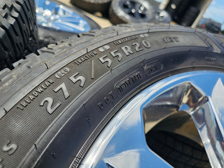 20" Ford F-150 Expedition OEM Lariat rims wheels 10171 tires CHROME NICE SET Texas Truck Tire