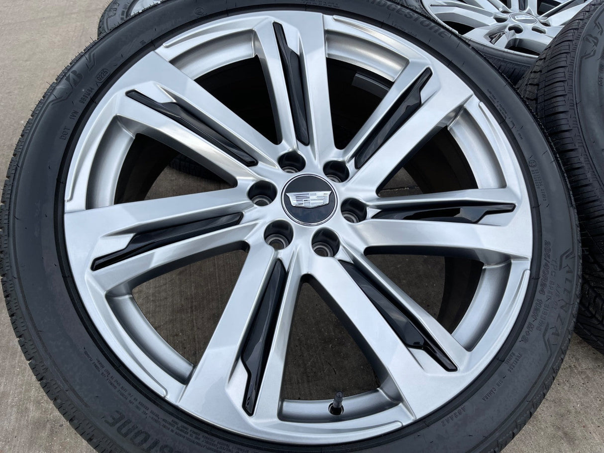24" Cadillac Escalade V OEM wheels rims 2023 2024 2025 2026 NEW BRIDGESTONE Texas Truck Tire