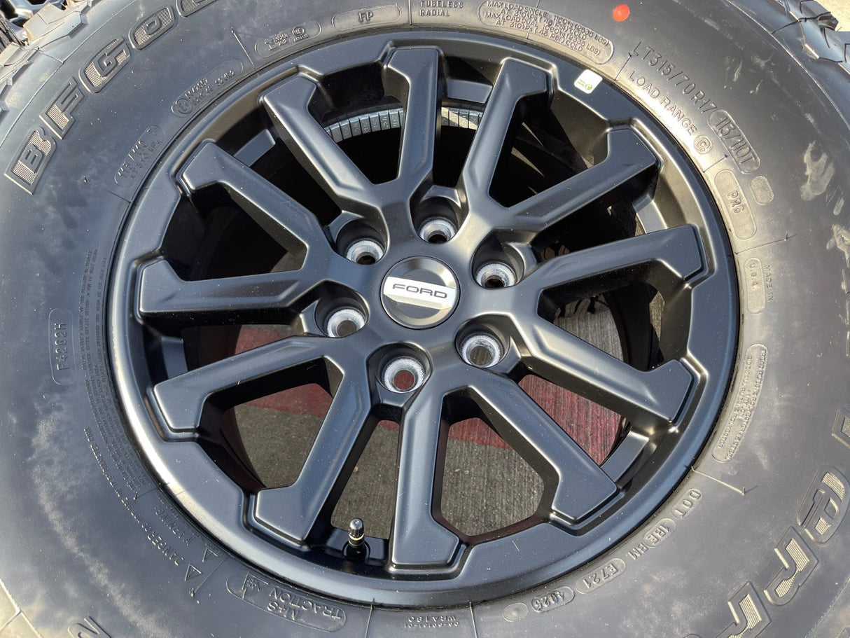 17" Ford F-150 Raptor OEM 10611 rims wheels Bronco 2024 2025 2026 NEW BFG 35" Texas Truck Tire