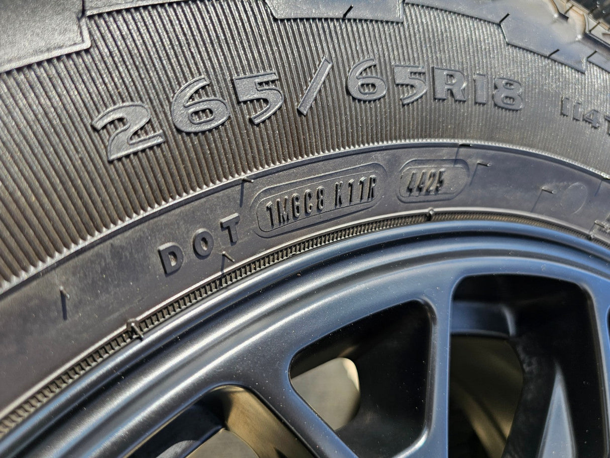 18" Toyota Tacoma 4Runner TRD Pro OEM 95973 wheels rims 2025 2026 GOODYEAR A/T Texas Truck Tire
