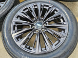22" Cadillac Escalade V V600 Platinum OEM ORIGINAL wheels rims 2025 2026 NEW Texas Truck Tire