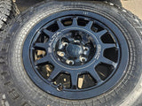 (4) 18" AEV SALTA GMC Sierra AT4X Chevy Silverado OEM rims wheels 2024 2025 Texas Truck Tire