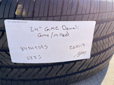 24" GMC Yukon Sierra DENALI OEM wheel rim tire 2023 2024 2025 2026 DISCOUNTED Texas Truck Tire