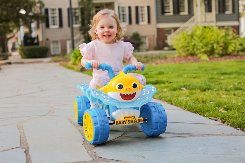 Electric Baby Shark Quad for Kids Ages 2-5