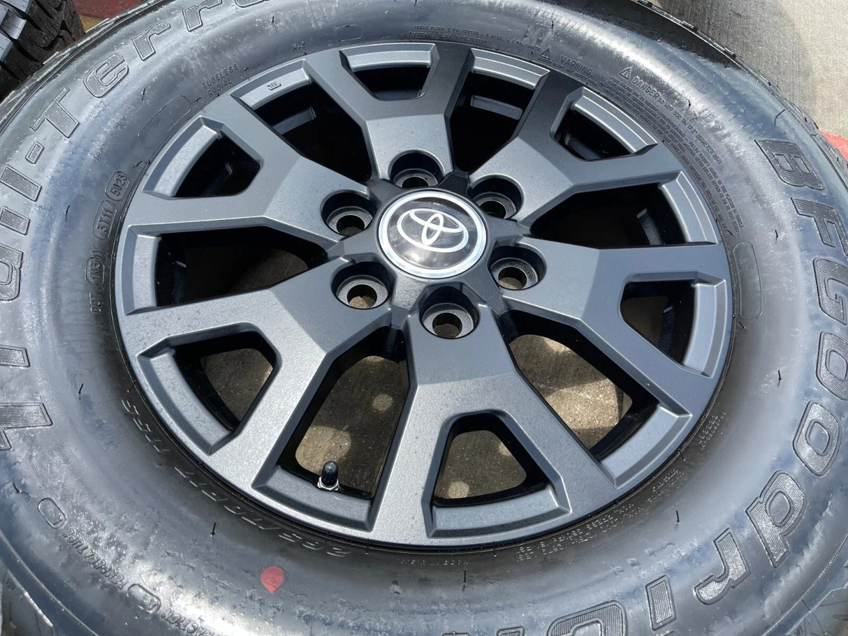 17" Toyota Tacoma 4Runner TRD OEM 10637 94254 wheels rims 2025 2026 NEW BFG Texas Truck Tire