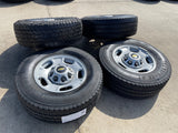 17" Chevy Silverado GMC Sierra 2500 OEM 8095 wheels rims FIRESTONE TRANSFORCE AT Texas Truck Tire