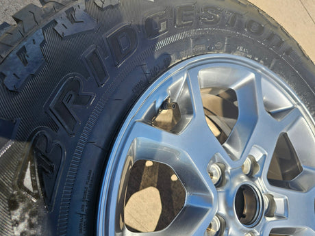 17" Jeep Wrangler Gladiator Rubicon OEM 9218 SPARE wheel rim 2020 2021 2022 2023 Texas Truck Tire