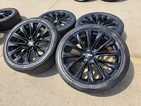 24" Cadillac Escalade V OEM ONYX wheels rims 2022 2023 2024 2025 2026 NEW Texas Truck Tire