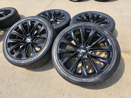24" Cadillac Escalade V OEM ONYX wheels rims 2022 2023 2024 2025 2026 NEW Texas Truck Tire