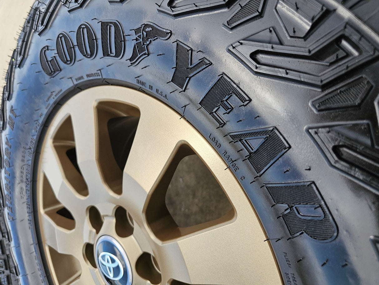 18" Toyota Land Cruiser OEM TRD wheels rims 95952 Tundra Sequoia BRONZE NEW Texas Truck Tire