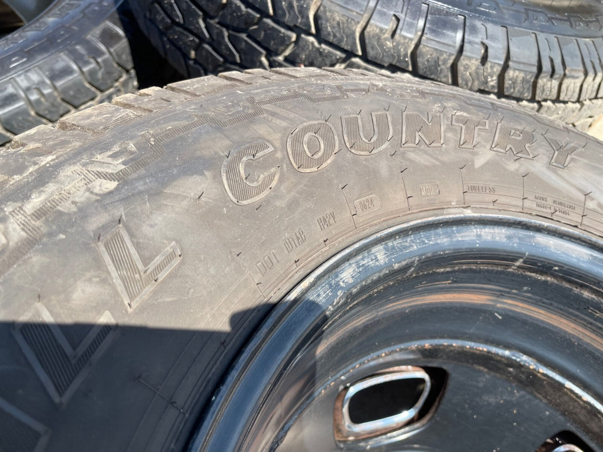 17" Dodge Ram 3500 Dually Laramie 8x200 wheels rims 2703 2704 OEM tires IRONMAN Texas Truck Tire