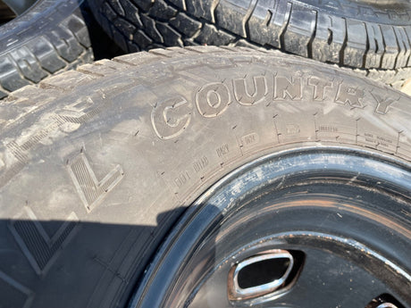 17" Dodge Ram 3500 Dually Laramie 8x200 wheels rims 2703 2704 OEM tires IRONMAN Texas Truck Tire