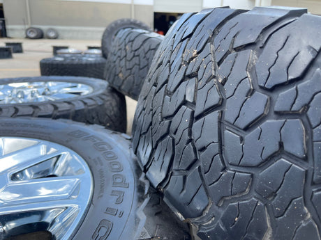 20" Chevy Silverado High Country LTZ 2500 3500 OEM 14124 wheels rims BFG KO3 A/T Texas Truck Tire