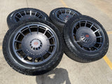 22" 22x10 Chevy Silverado Tahoe Suburban HARLEY DAVIDSON OEM wheels rims NEW 35" Texas Truck Tire